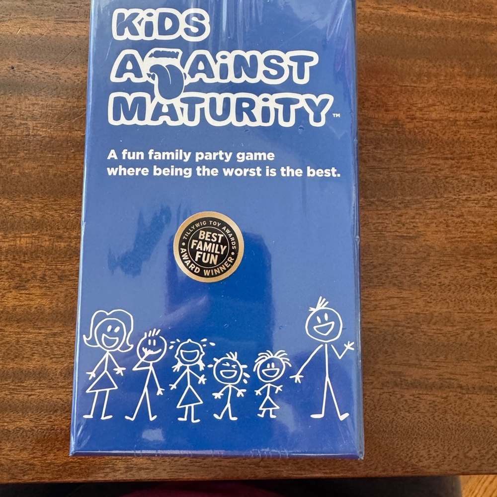 Kids Against Maturity Card Game - brand new